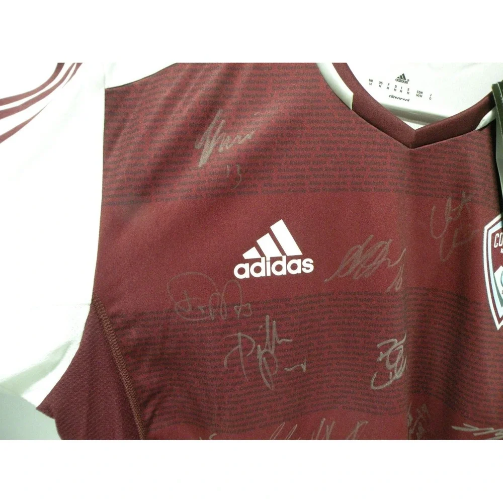 adidas Colorado Rapids Mls Soccer Jersey Mens M Autographed Signed 5280 NWT
